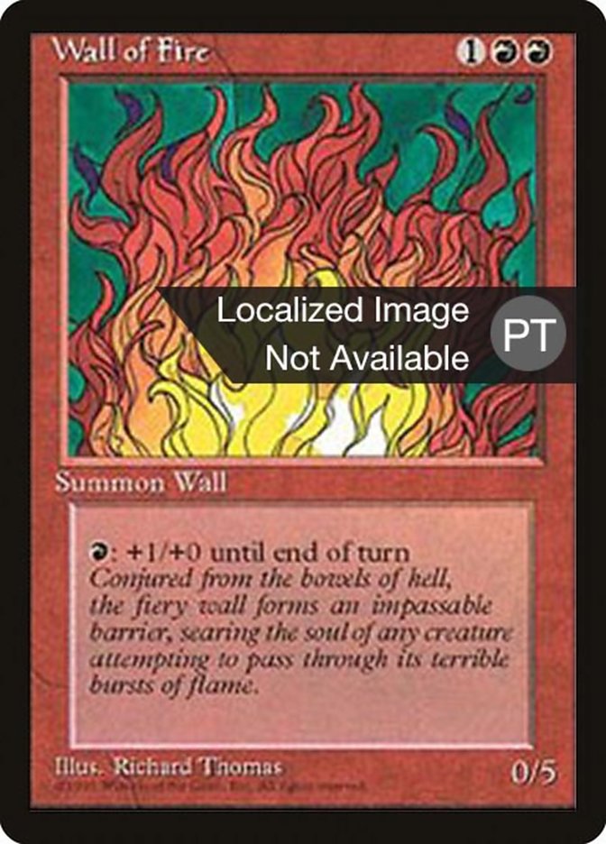 Wall of Fire [Fourth Edition (Foreign Black Border)] | Total Play