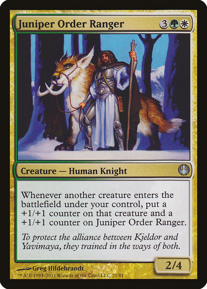 Juniper Order Ranger [Duel Decks: Knights vs. Dragons] | Total Play