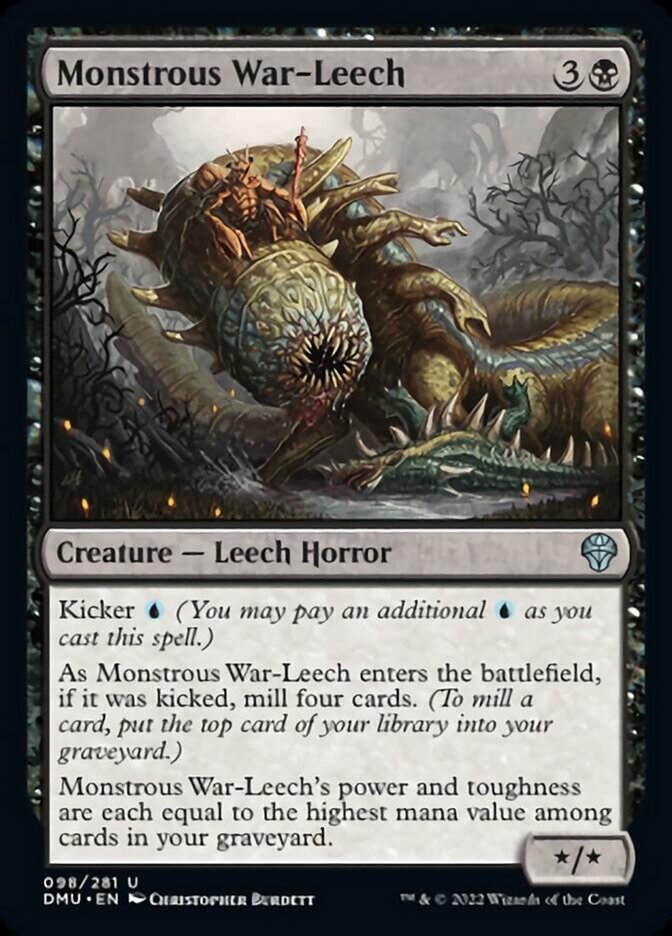 Monstrous War-Leech [Dominaria United] | Total Play