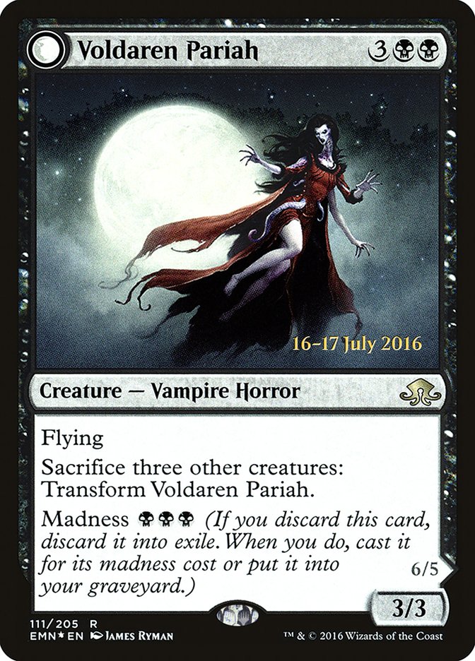 Voldaren Pariah // Abolisher of Bloodlines [Eldritch Moon Prerelease Promos] | Total Play