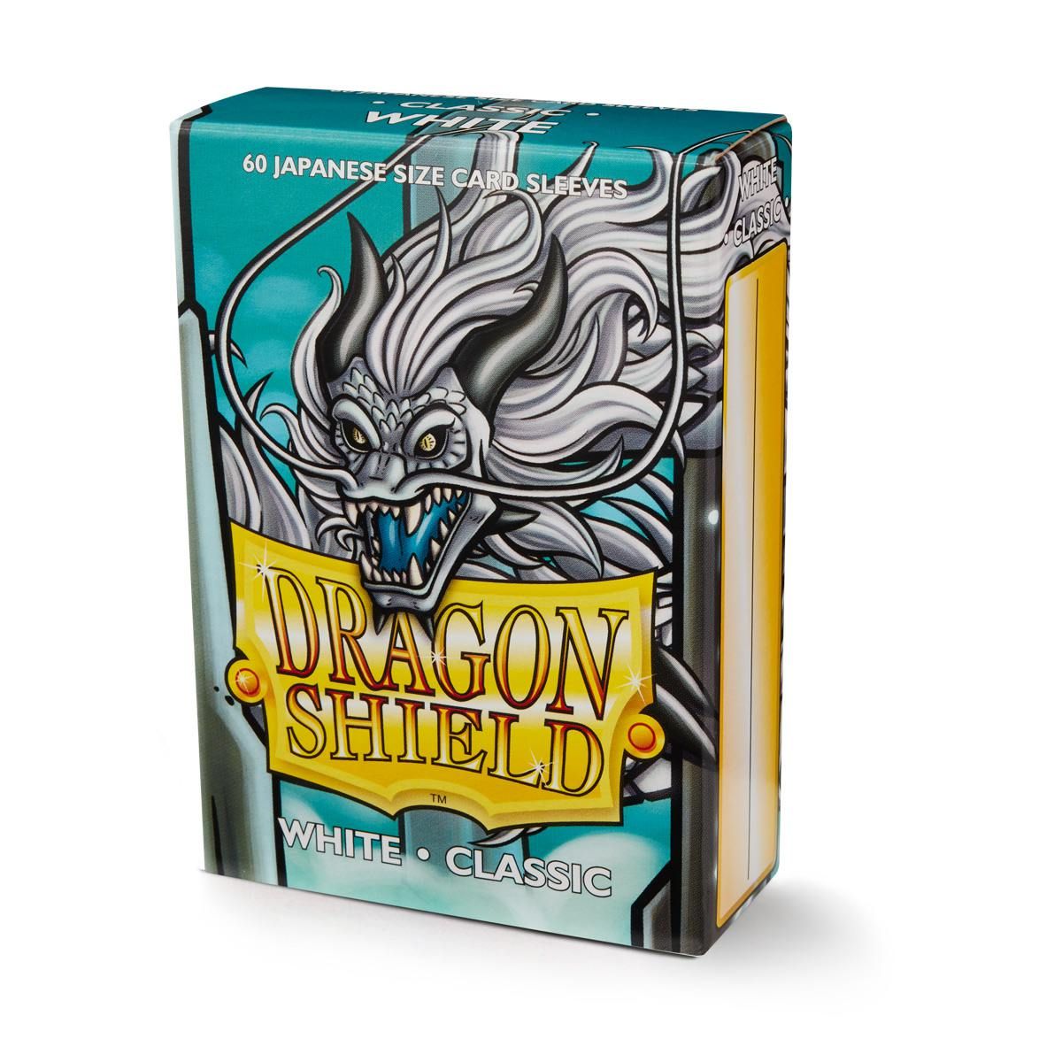 Dragon Shield: Japanese Size 60ct Sleeves - White (Classic) | Total Play