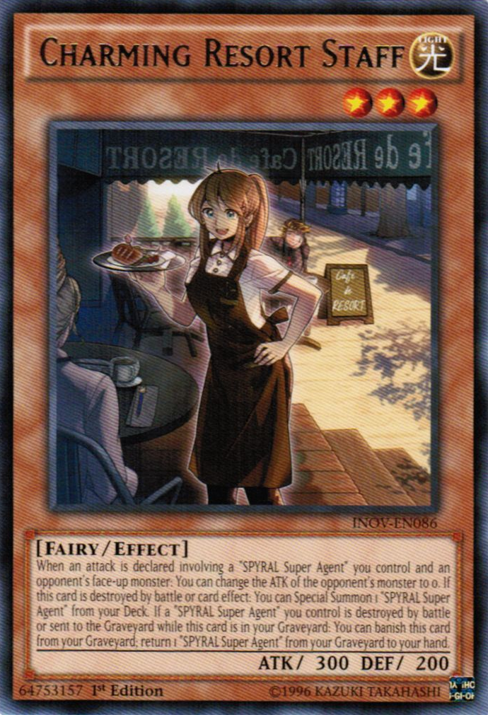 Charming Resort Staff [INOV-EN086] Rare | Total Play