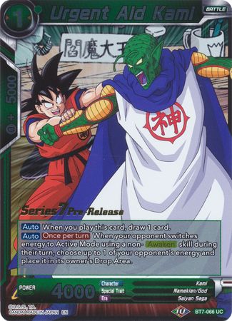 Urgent Aid Kami (BT7-066_PR) [Assault of the Saiyans Prerelease Promos] | Total Play