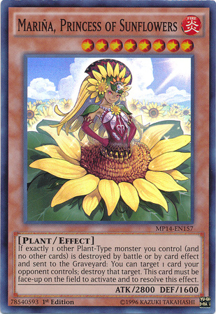 Marina, Princess of Sunflowers [MP14-EN157] Super Rare | Total Play