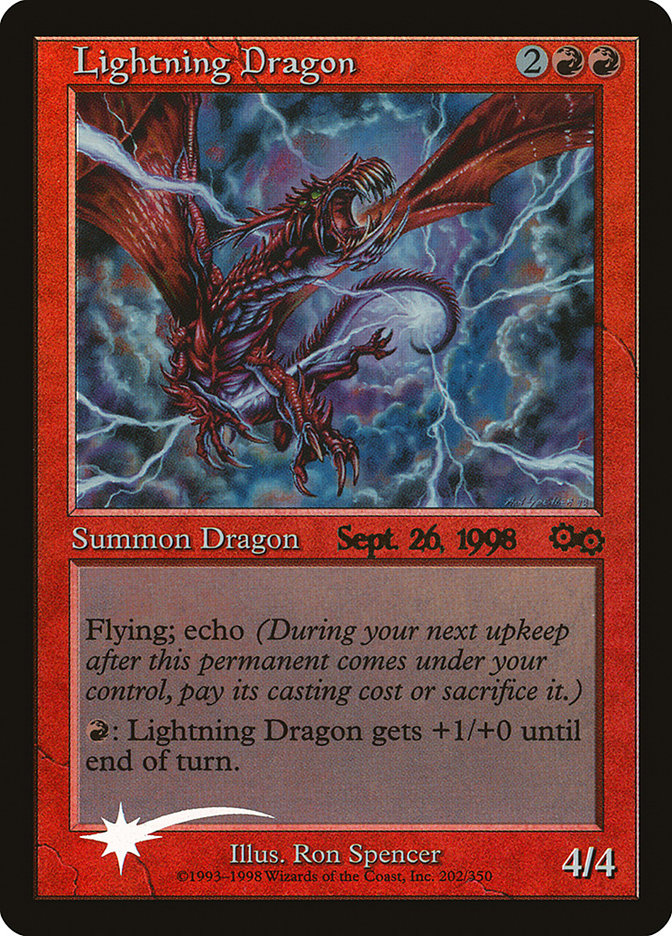 Lightning Dragon [Urza's Saga Promos] | Total Play