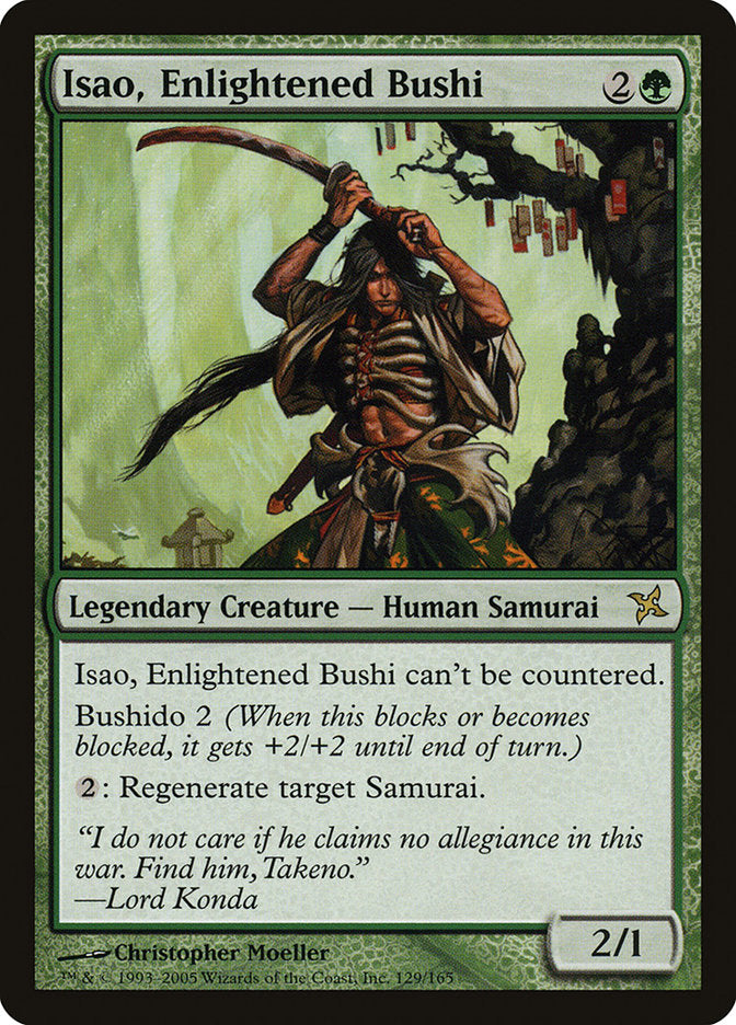 Isao, Enlightened Bushi [Betrayers of Kamigawa] | Total Play