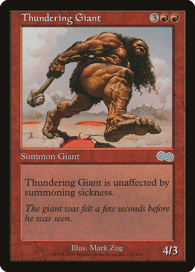 Thundering Giant [Urza's Saga] | Total Play