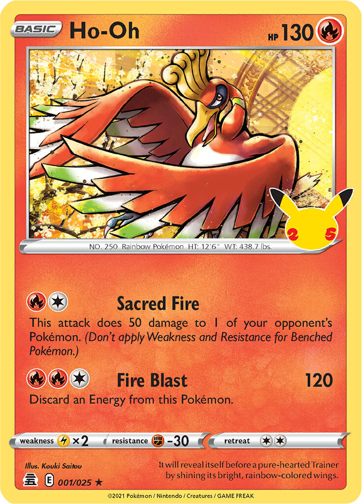 Ho-oh (001/025) [Celebrations: 25th Anniversary] | Total Play