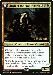 Ulrich of the Krallenhorde // Ulrich, Uncontested Alpha [Eldritch Moon Prerelease Promos] | Total Play