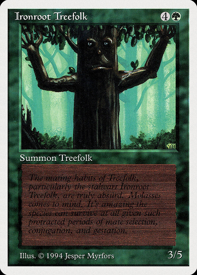 Ironroot Treefolk [Summer Magic / Edgar] | Total Play