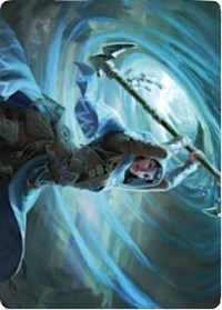 Sea Gate Stormcaller Art Card [Zendikar Rising Art Series] | Total Play