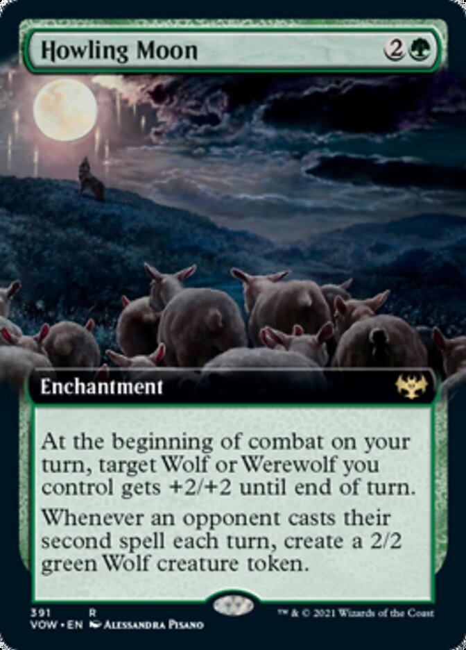 Howling Moon (Extended Art) [Innistrad: Crimson Vow] | Total Play