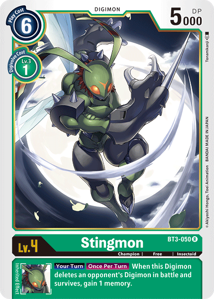 Stingmon [BT3-050] [Release Special Booster Ver.1.5] | Total Play
