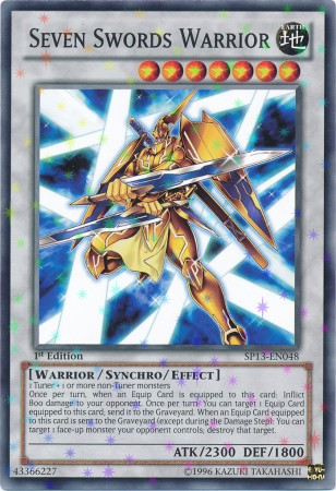 Seven Swords Warrior [SP13-EN048] Starfoil Rare | Total Play