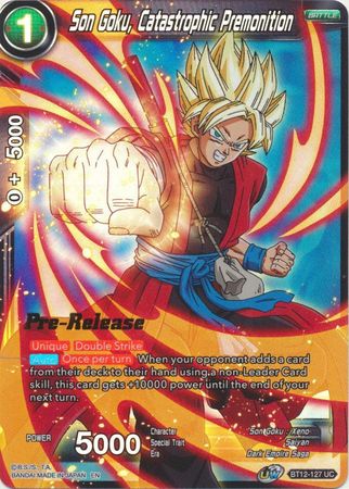 Son Goku, Catastrophic Premonition (BT12-127) [Vicious Rejuvenation Prerelease Promos] | Total Play