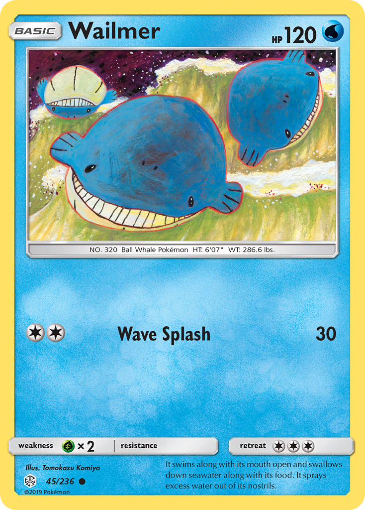 Wailmer (45/236) [Sun & Moon: Cosmic Eclipse] | Total Play