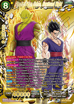 Piccolo & Son Gohan, Newfound Might (BT17-148) [Ultimate Squad] | Total Play
