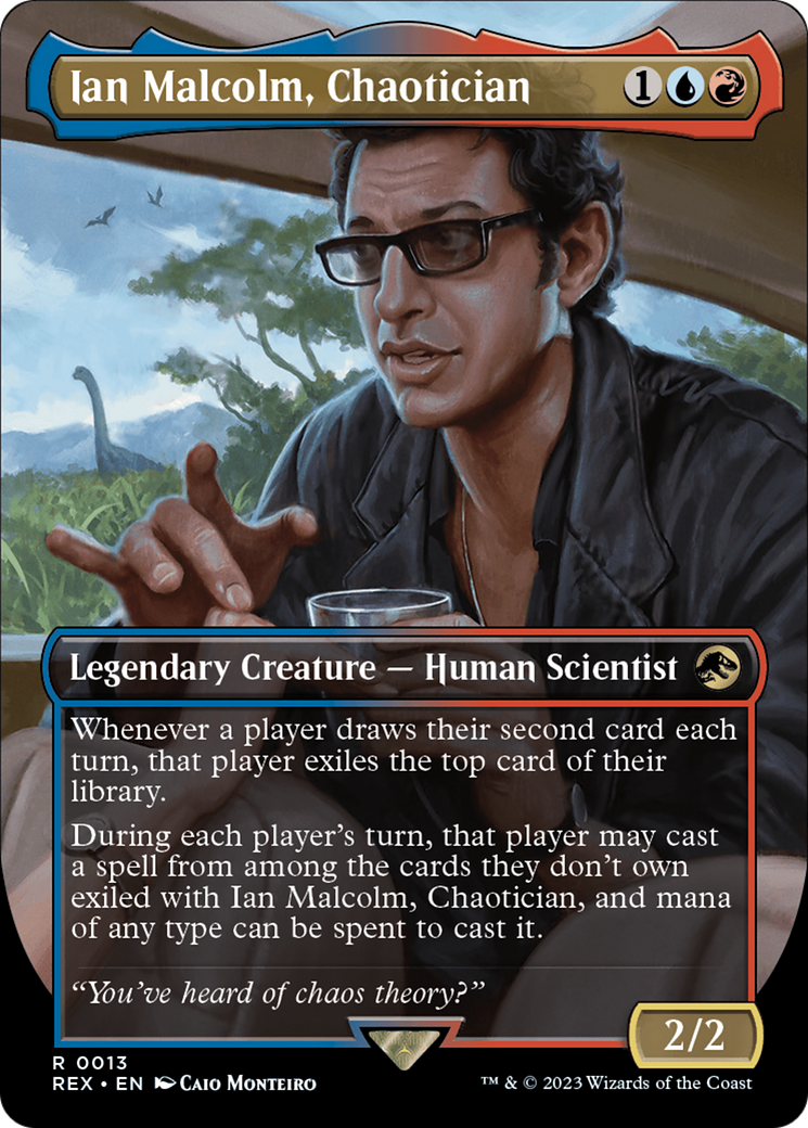 Ian Malcolm, Chaotician (Borderless) [Jurassic World Collection] | Total Play