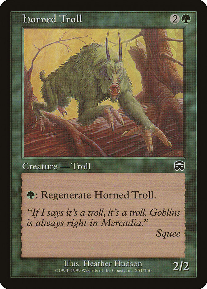 Horned Troll [Mercadian Masques] | Total Play