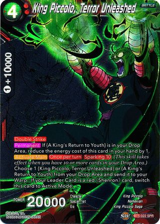 King Piccolo, Terror Unleashed (SPR) (BT5-022) [Miraculous Revival] | Total Play