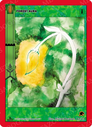 Forest Forest Aura [Cryptid Nation: Wilderness First Edition Release Event Deck] | Total Play