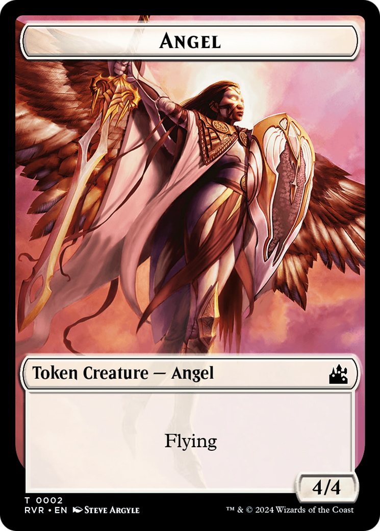 Angel Token (0002) [Ravnica Remastered Tokens] | Total Play