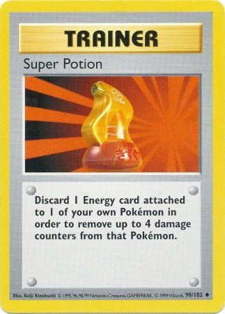 Super Potion (90/102) [Base Set Shadowless Unlimited] | Total Play
