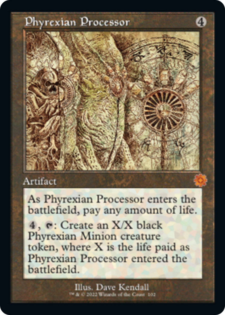 Phyrexian Processor (Retro Schematic) [The Brothers' War Retro Artifacts] | Total Play