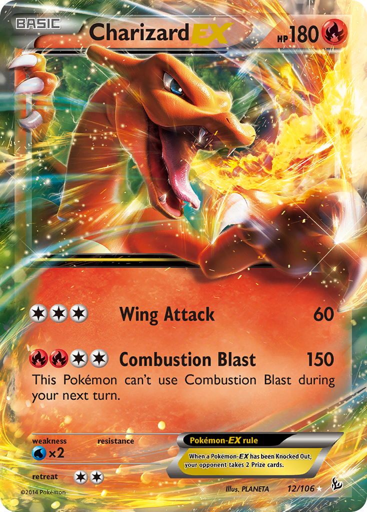 Charizard EX (12/106) [XY: Flashfire] | Total Play