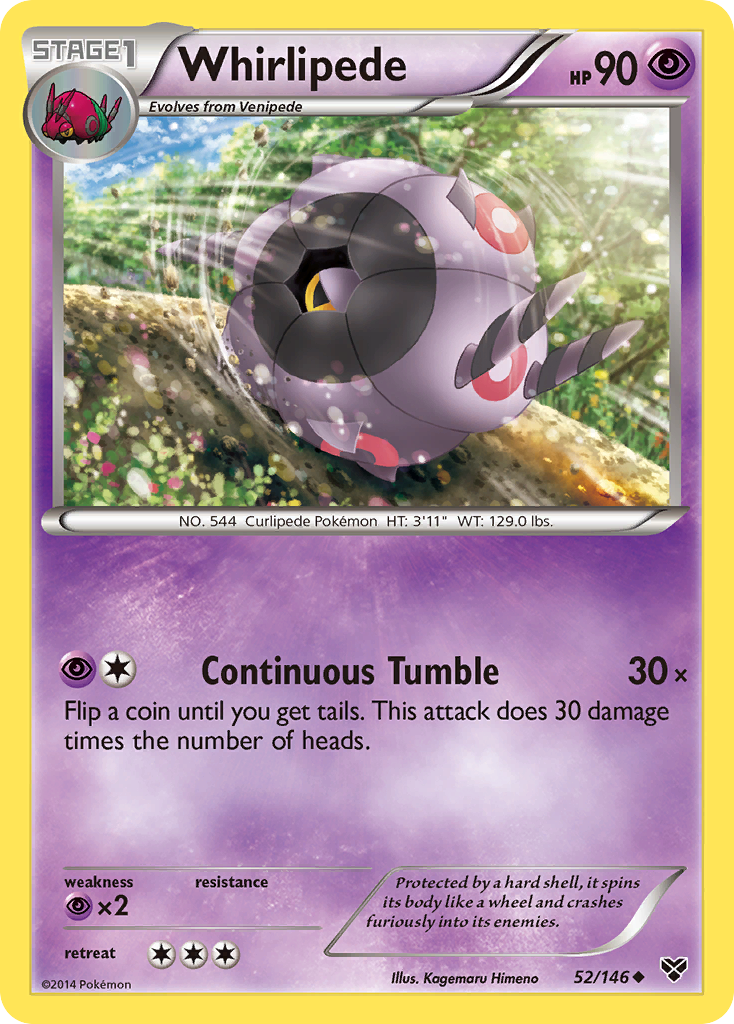 Whirlipede (52/146) [XY: Base Set] | Total Play