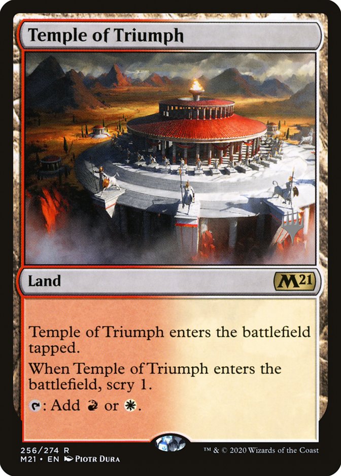 Temple of Triumph (Promo Pack) [Core Set 2021 Promos] | Total Play