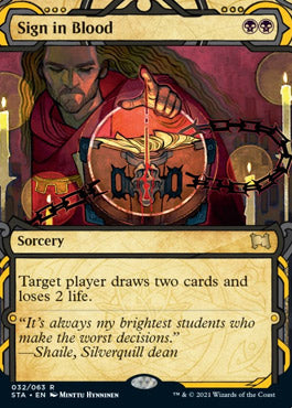 Sign in Blood [Strixhaven: School of Mages Mystical Archive] | Total Play