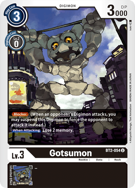 Gotsumon [BT2-054] [Release Special Booster Ver.1.0] | Total Play