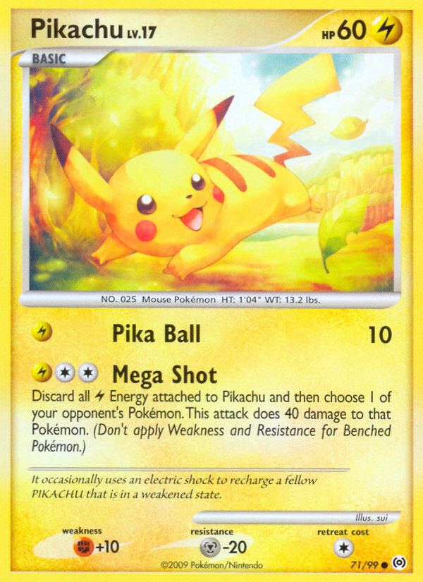 Pikachu (71/99) [Platinum: Arceus] | Total Play