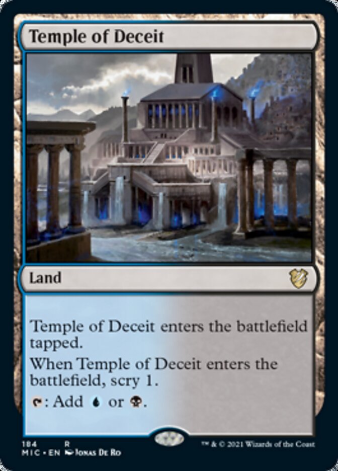 Temple of Deceit [Innistrad: Midnight Hunt Commander] | Total Play