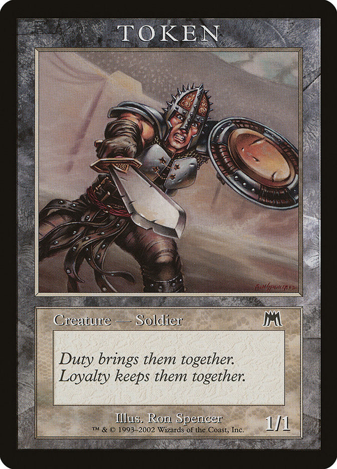 Soldier Token [Magic Player Rewards 2002] | Total Play