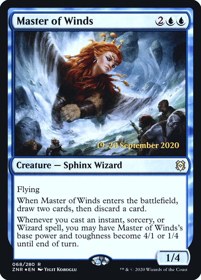 Master of Winds [Zendikar Rising Prerelease Promos] | Total Play