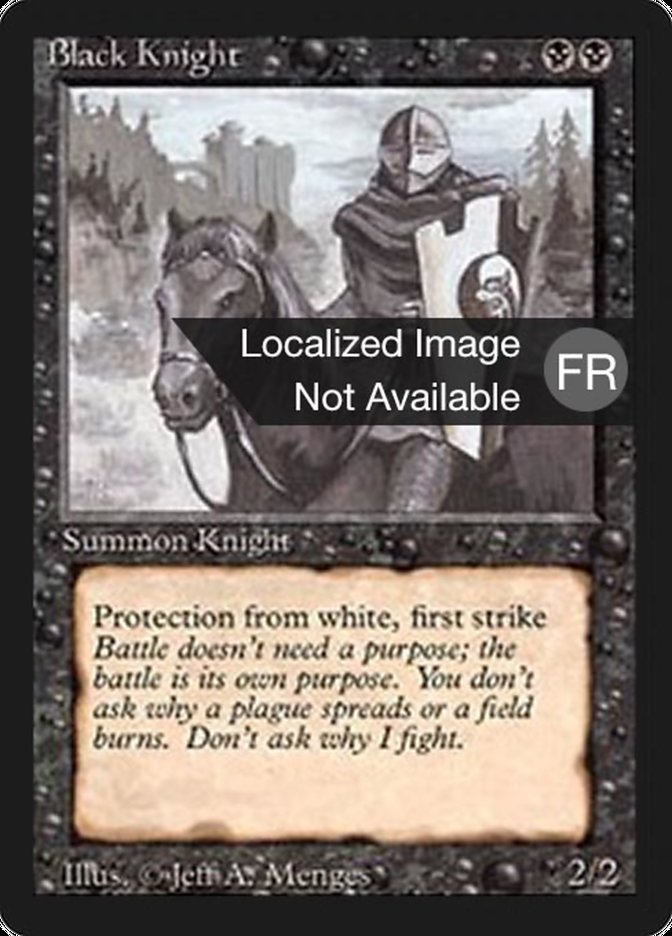 Black Knight [Foreign Black Border] | Total Play