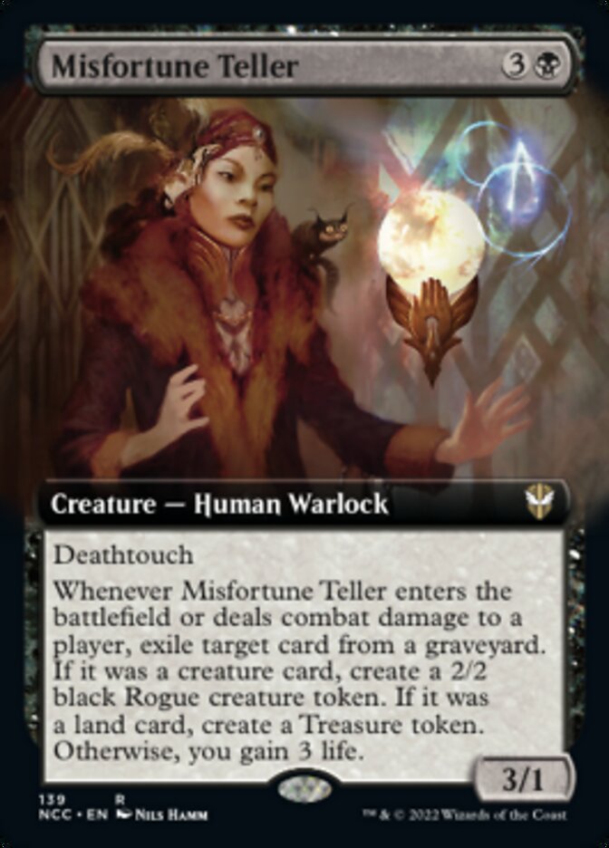 Misfortune Teller (Extended Art) [Streets of New Capenna Commander] | Total Play