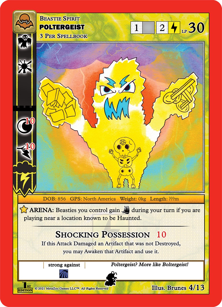 Poltergeist (Garson Invader) [Cryptid Nation: Nightfall First Edition Release Event Deck] | Total Play