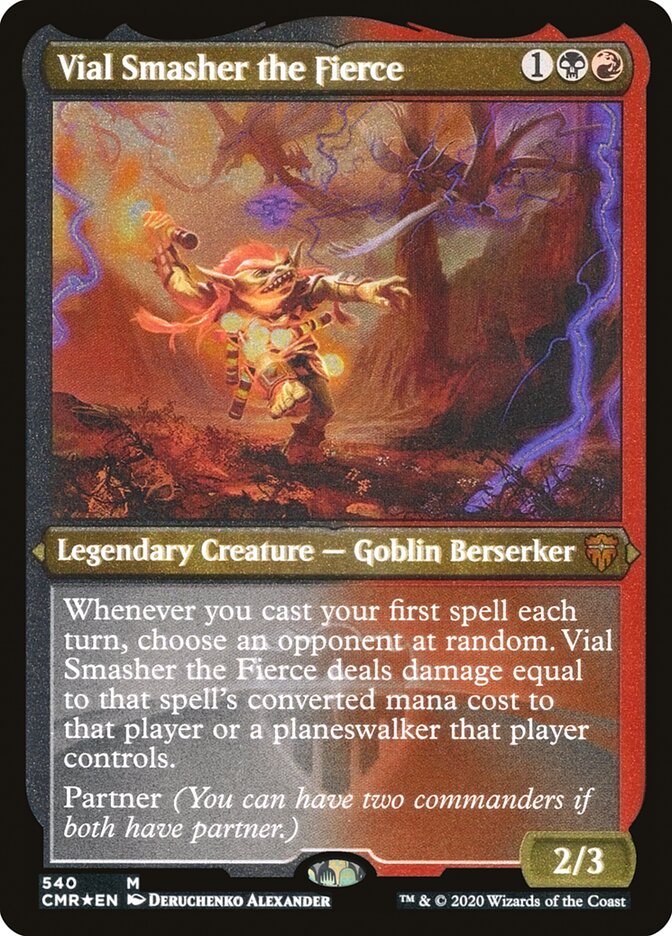 Vial Smasher the Fierce (Etched) [Commander Legends] | Total Play