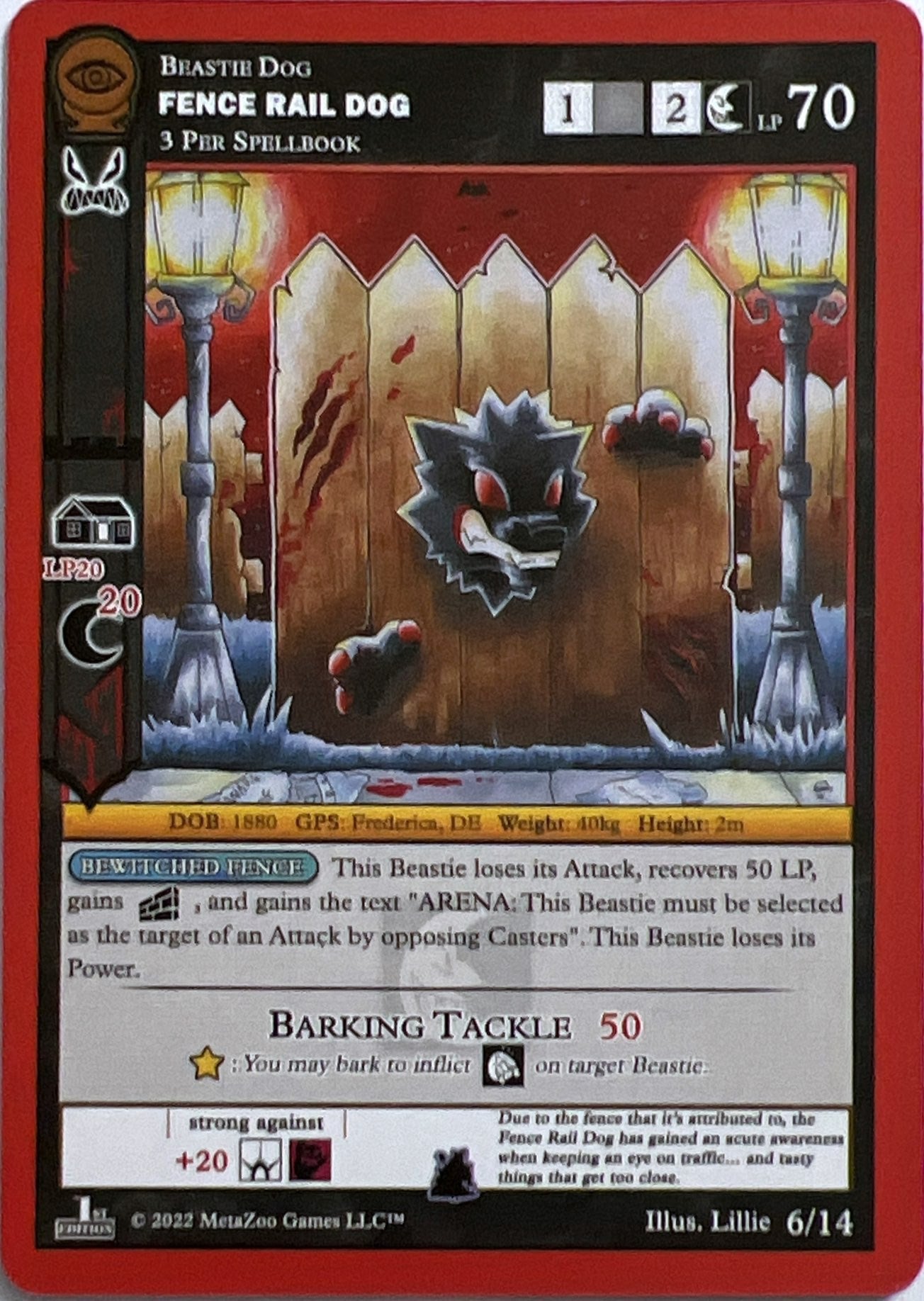 Fence Rail Dog [Seance: First Edition Release Event Deck] | Total Play