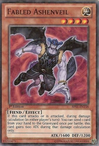 Fabled Ashenveil [BP01-EN158] Starfoil Rare | Total Play