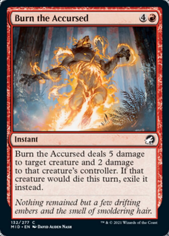 Burn the Accursed [Innistrad: Midnight Hunt] | Total Play