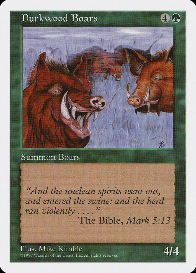 Durkwood Boars [Fifth Edition] | Total Play