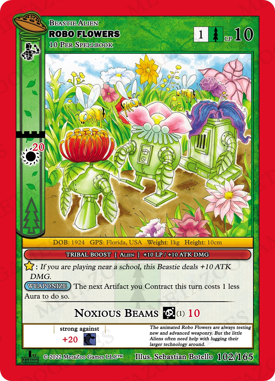 Robo Flowers [Cryptid Nation: UFO First Edition] | Total Play