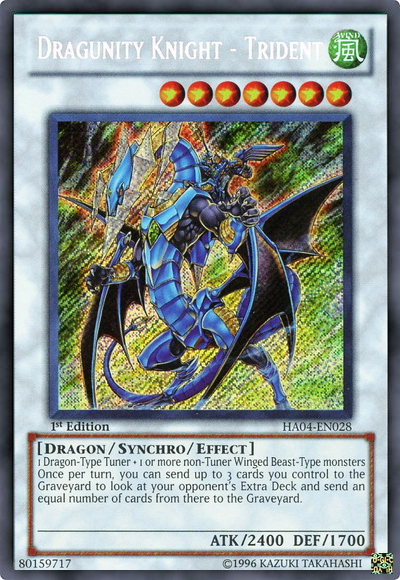 Dragunity Knight - Trident [HA04-EN028] Secret Rare | Total Play