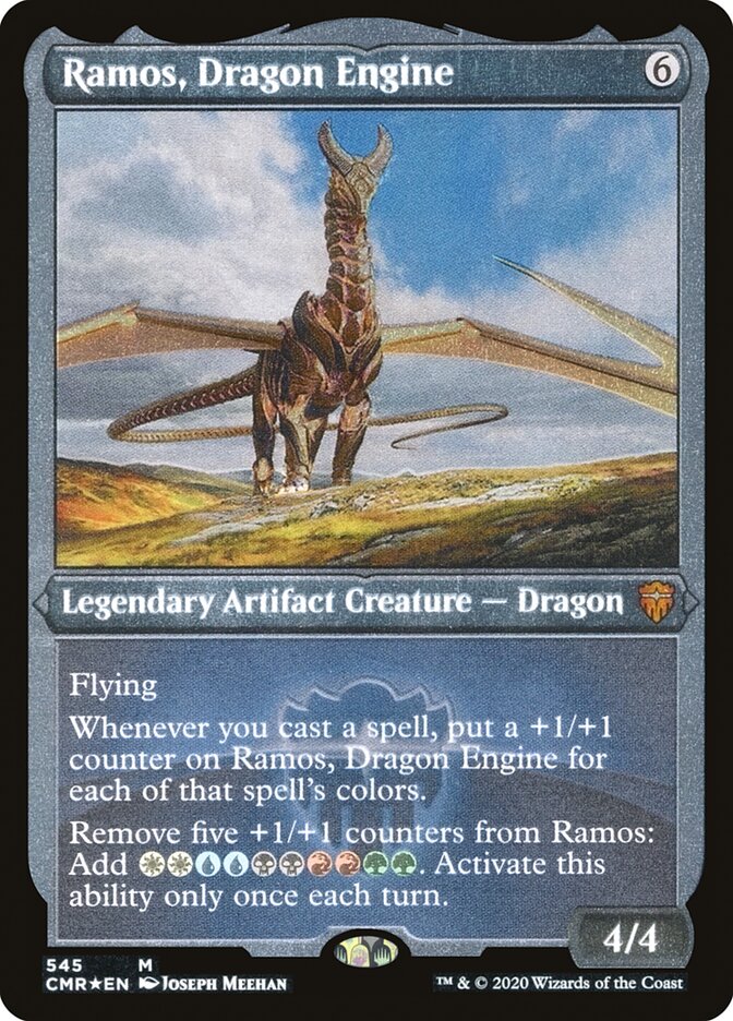Ramos, Dragon Engine (Etched) [Commander Legends] | Total Play