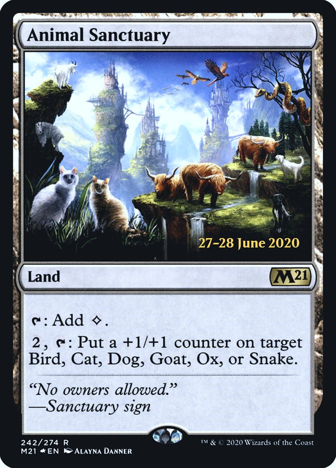 Animal Sanctuary [Core Set 2021 Prerelease Promos] | Total Play