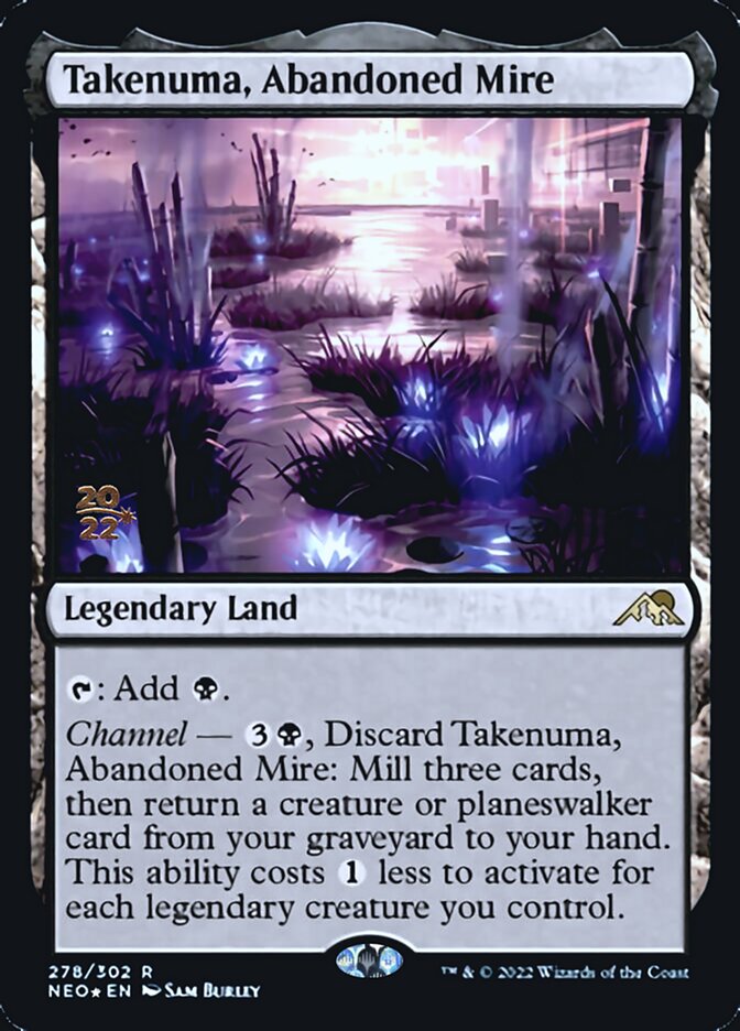 Takenuma, Abandoned Mire [Kamigawa: Neon Dynasty Prerelease Promos] | Total Play